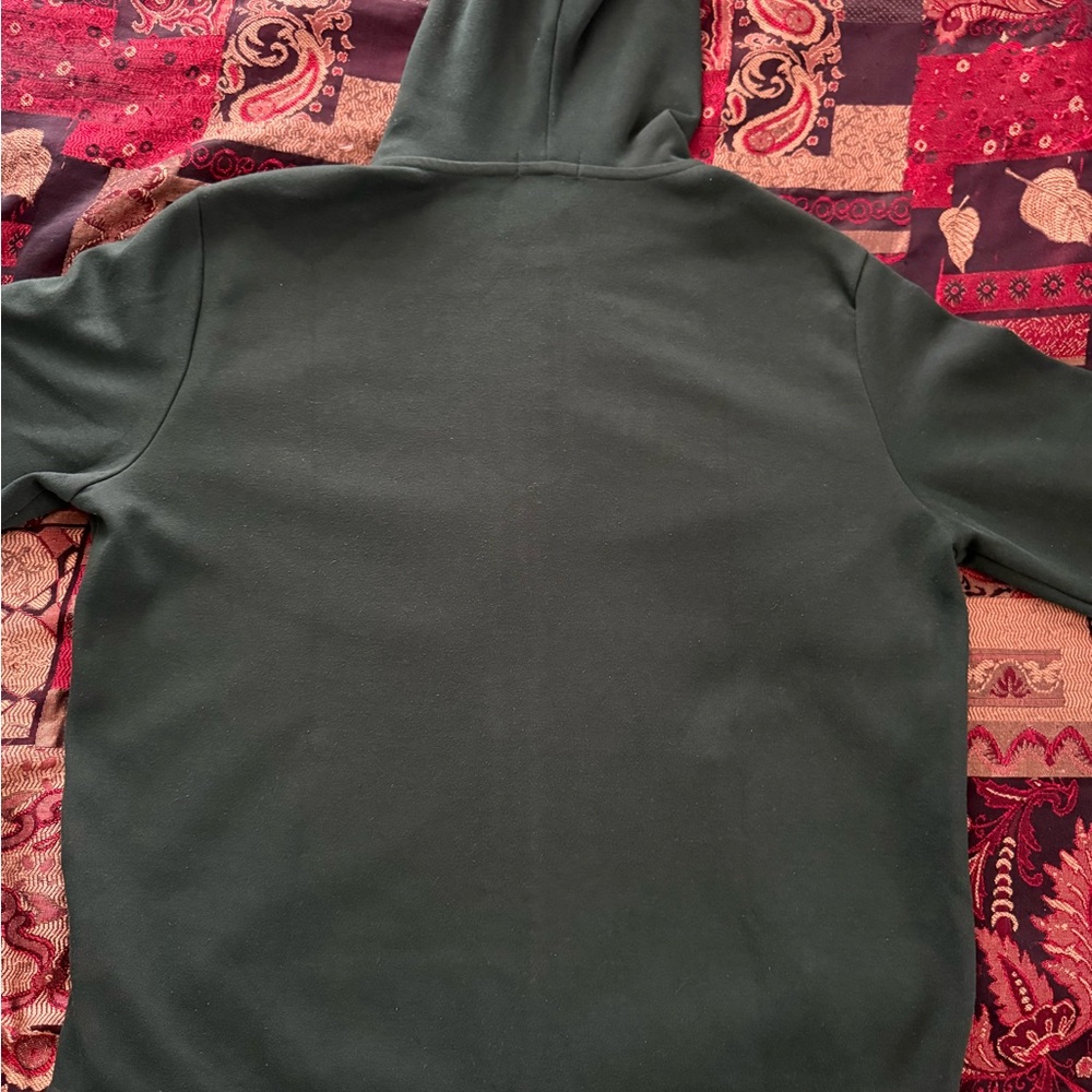 Polo Ralph Lauren Double-Knit Dark Forest Green Zip Up Hoodie - Picture 6 of 7